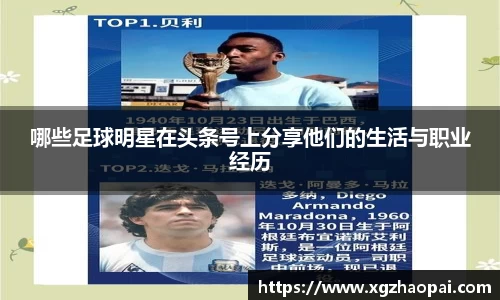 哪些足球明星在头条号上分享他们的生活与职业经历